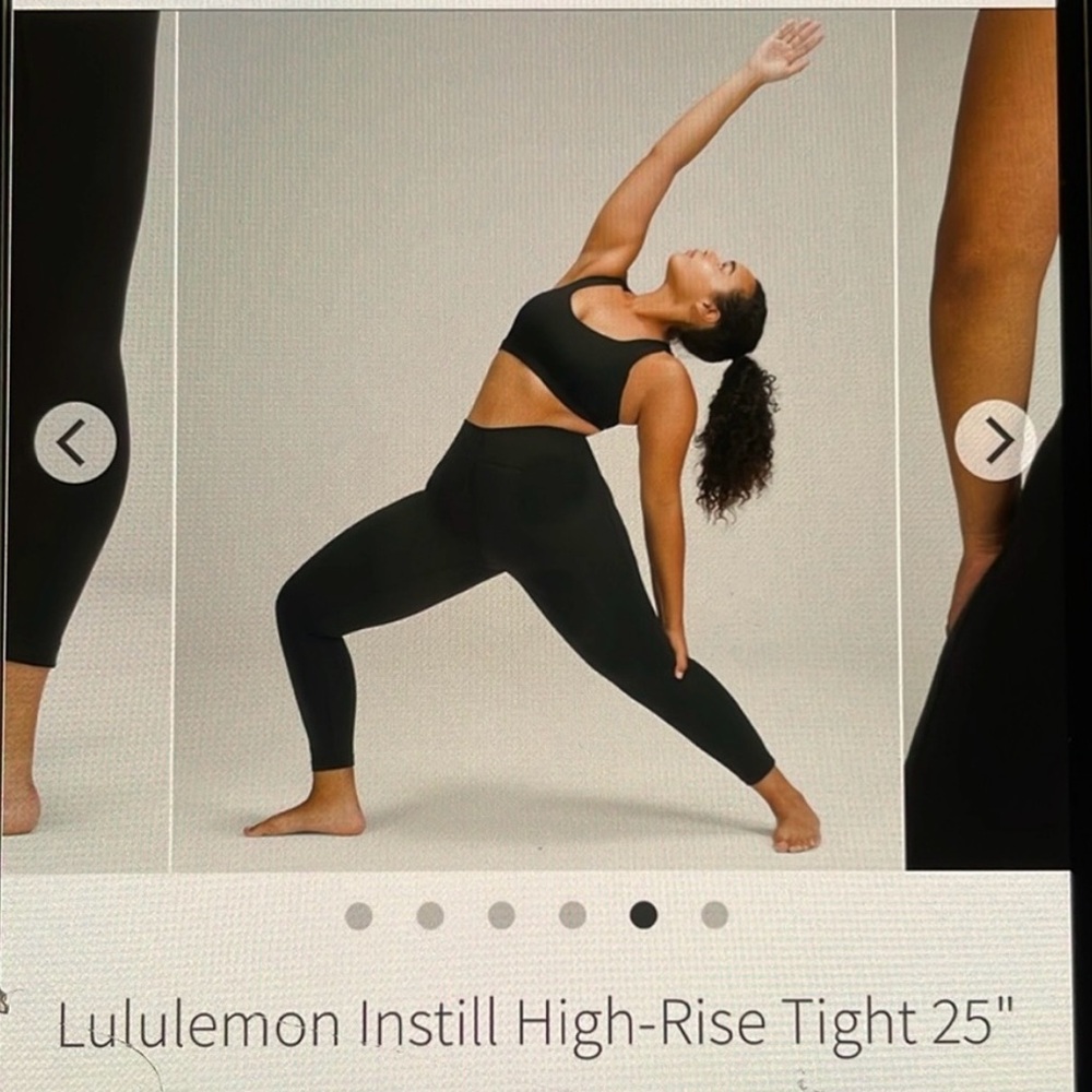 Lululemon instill high rise tight 25” size 8